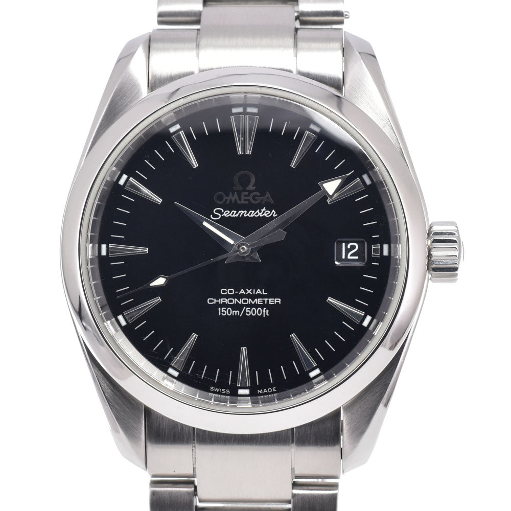 with paper OMEGA Seamaster Aqua Terra Date 2504.50 CO-AXIAL Chronometer black Dial Automatic Men's
 Watch J#150540