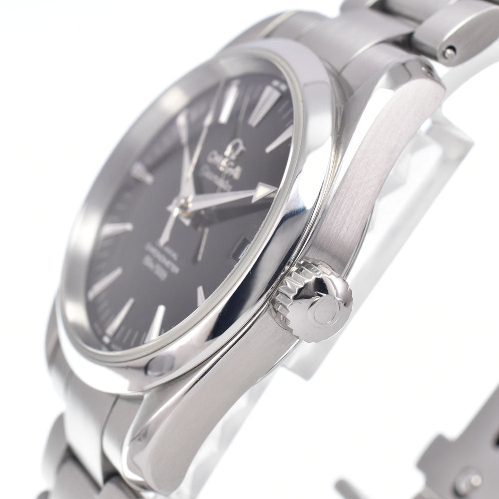 with paper OMEGA Seamaster Aqua Terra Date 2504.50 CO-AXIAL Chronometer black Dial Automatic Men's
 Watch J#150540