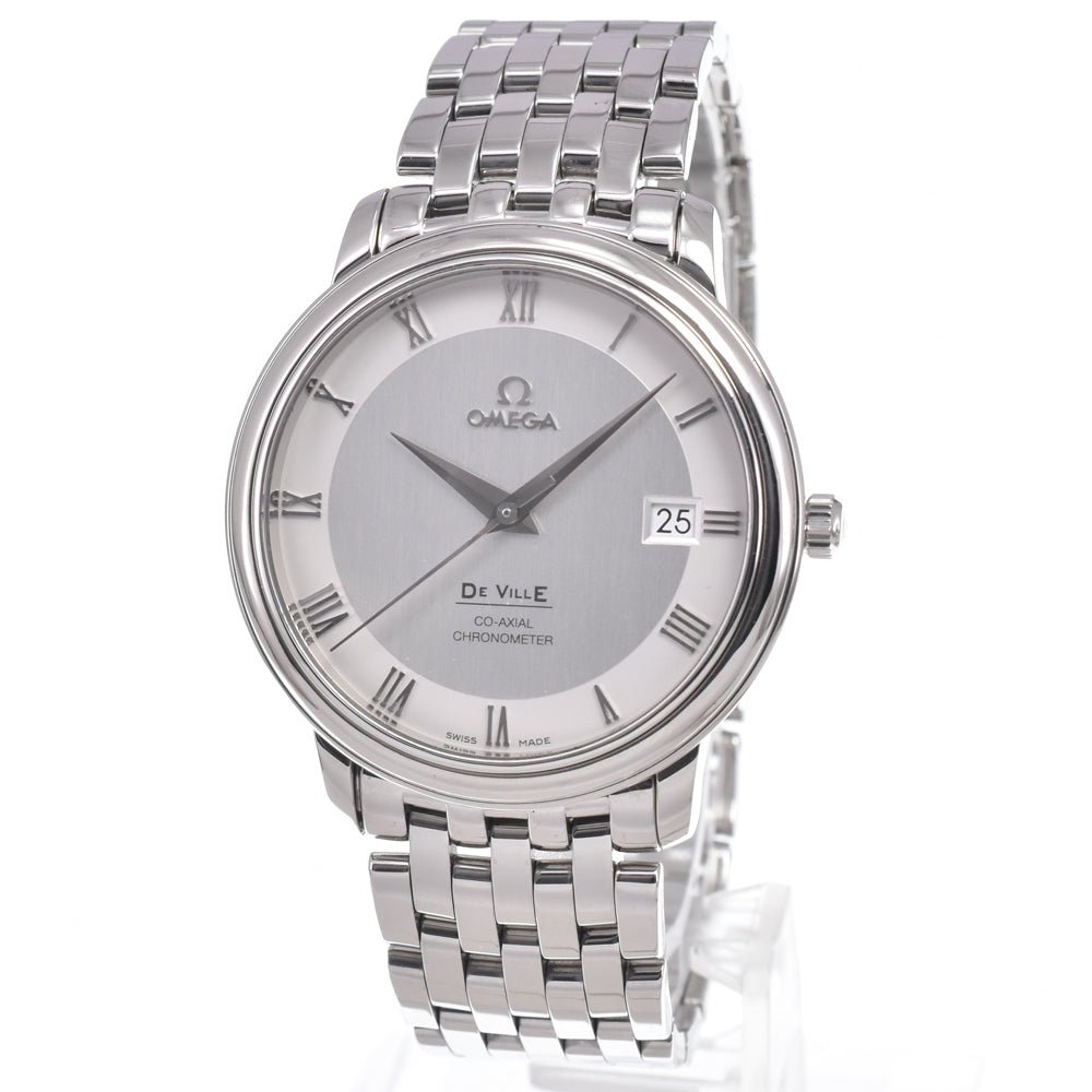 with paper OMEGA De Ville Prestige 4574.31 Date Silver Dial Automatic Men's
 Watch J#150547