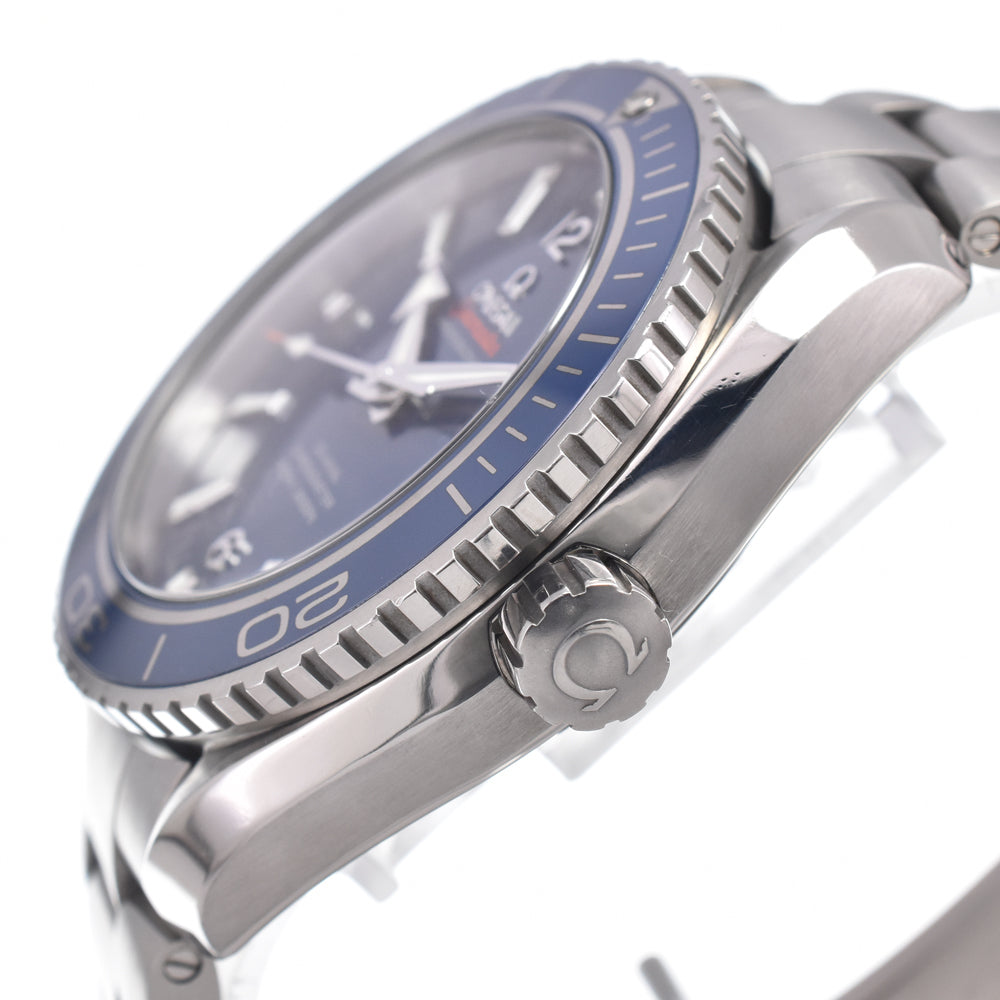 with paper OMEGA Seamaster Planet Ocean 600M 232.90.46.21.03.001 titanium blue Dial Automatic Men's
 Watch J#150548