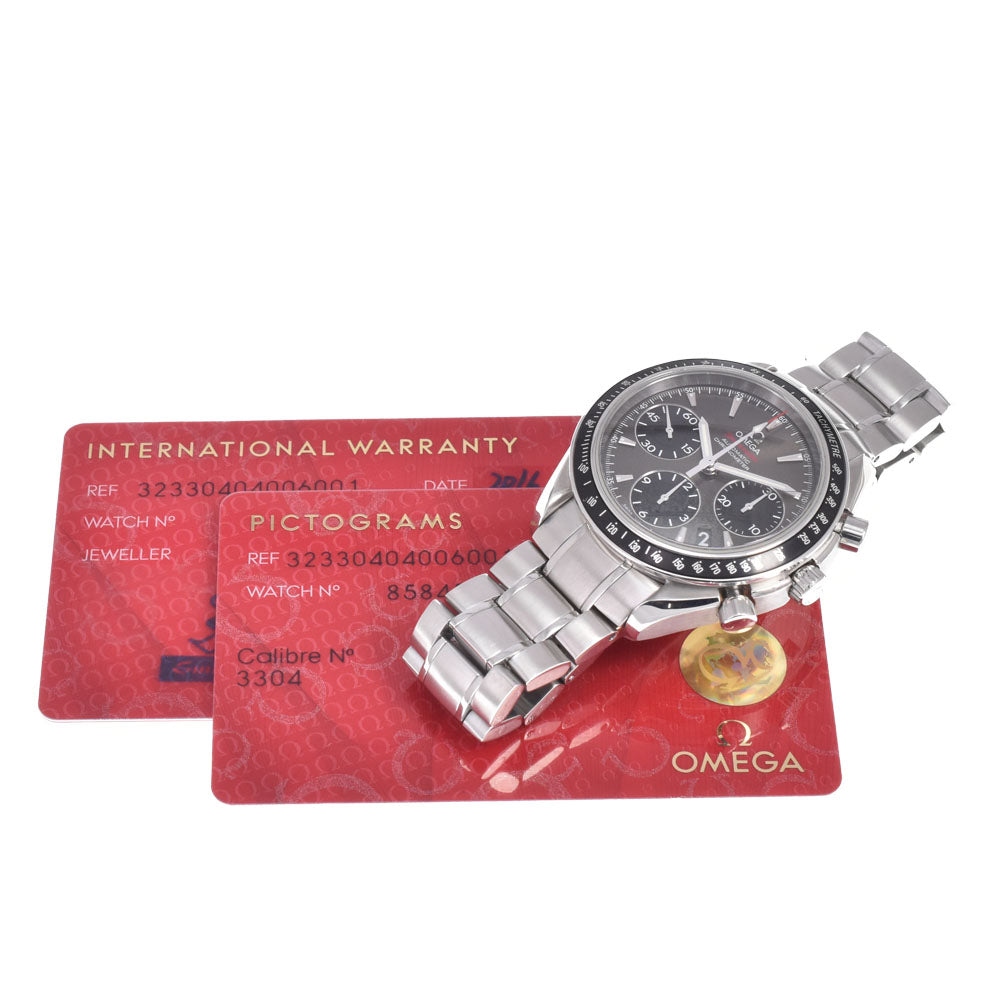 with paper OMEGA Speedmaster 323.30.40.40.06.001 gray Dial Automatic Men's
 Watch J#150551