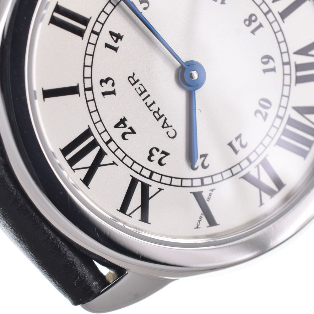 with paper CARTIER Ronde Solo de Cartier WSRN0019 Silver Dial Quartz Ladies
 Watch J#150555