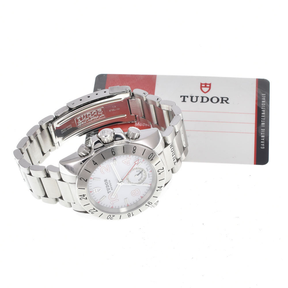 with paper TUDOR Aeronaut GMT Ref.20200 Date white Dial Automatic Men's
 Watch I#150557