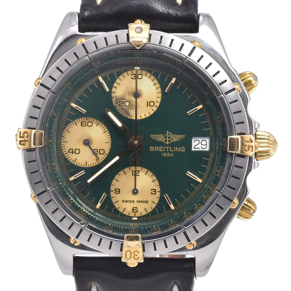 BREITLING Chronomat Bikoro B13048 Date green Dial Automatic Men's
 Watch I#150562