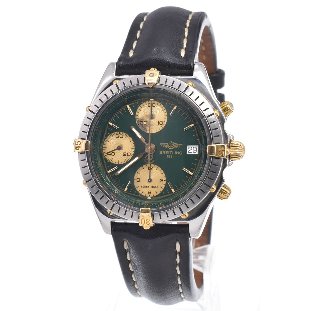 BREITLING Chronomat Bikoro B13048 Date green Dial Automatic Men's
 Watch I#150562