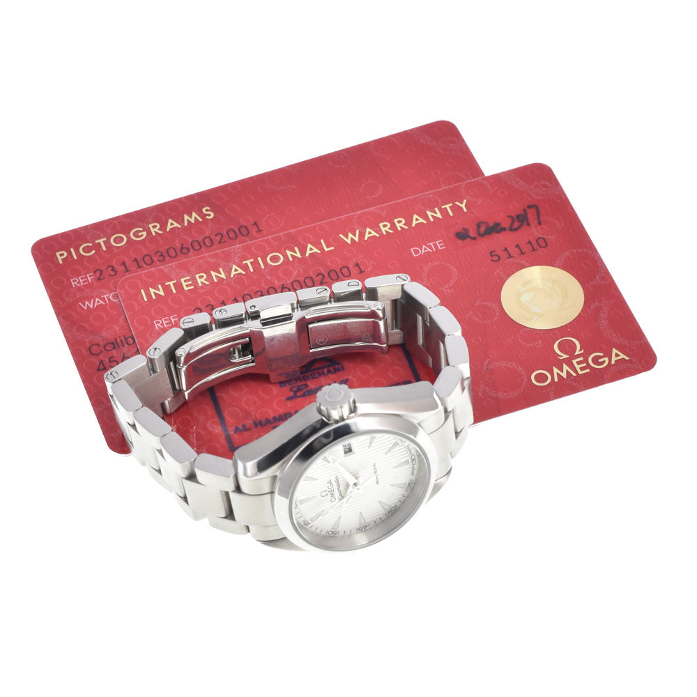 OMEGA Seamaster Aqua Terra 231.10.30.60.02.001 Date Silver Dial Quartz Ladies
 Watch I#150566