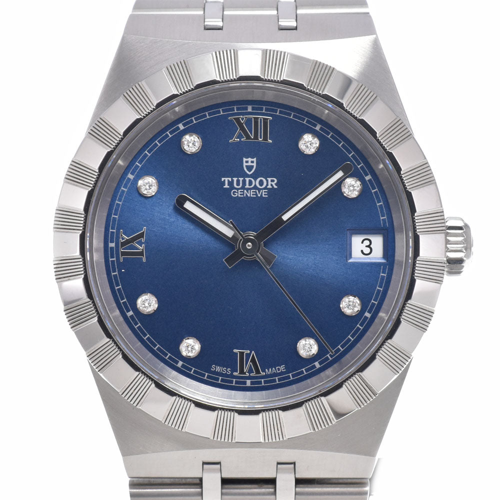 with paper TUDOR Royal 28400 8P diamond blue Dial Automatic Unisex
 Watch I#150569