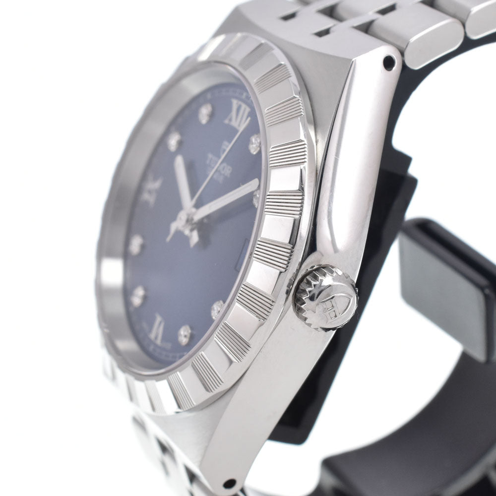 with paper TUDOR Royal 28400 8P diamond blue Dial Automatic Unisex
 Watch I#150569