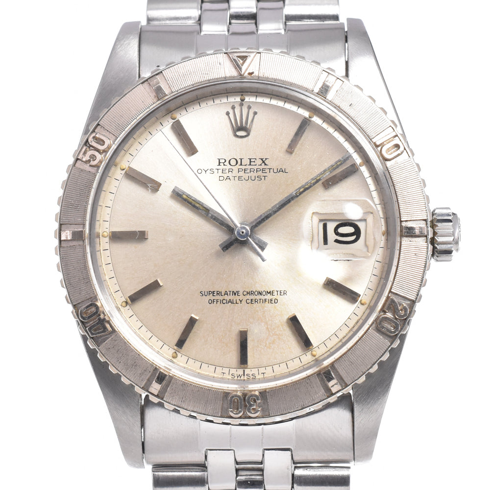 ROLEX DATEJUST 1625 vintage Cal.1560 Silver Dial Automatic Men's
 Watch L#150570