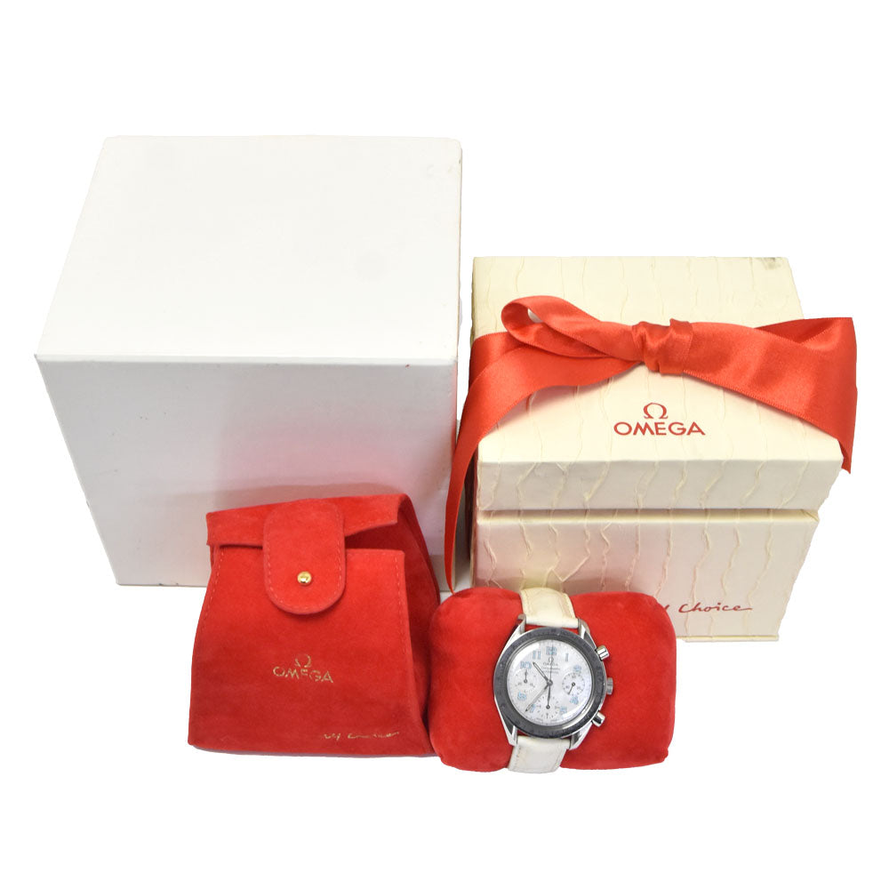 OMEGA Speed master reduced 3802.71.53 Chronograph White shell Dial Automatic Unisex
 Watch I#150577