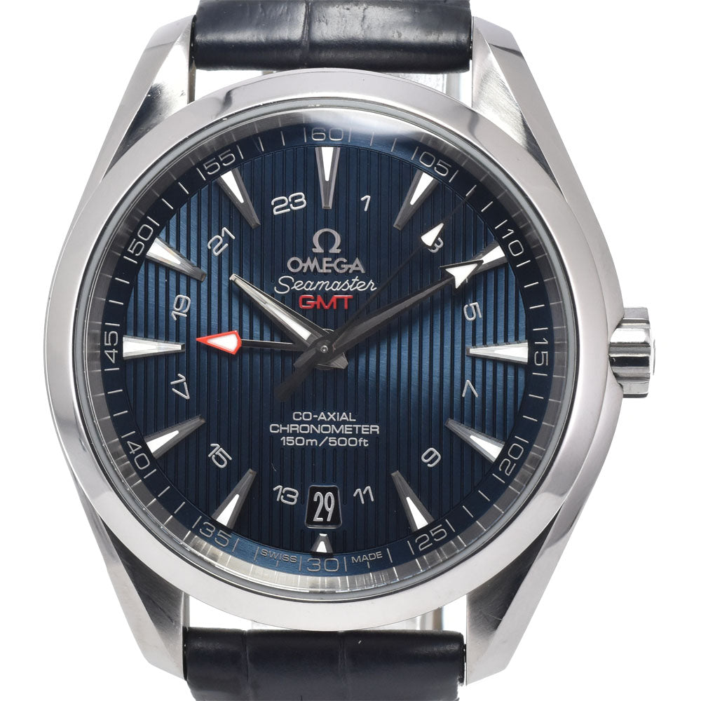 OMEGA Seamaster Aqua Terra 231.13.43.22.03.001 Co-Axial GMT blue Dial Automatic Men's
 Watch I#150578