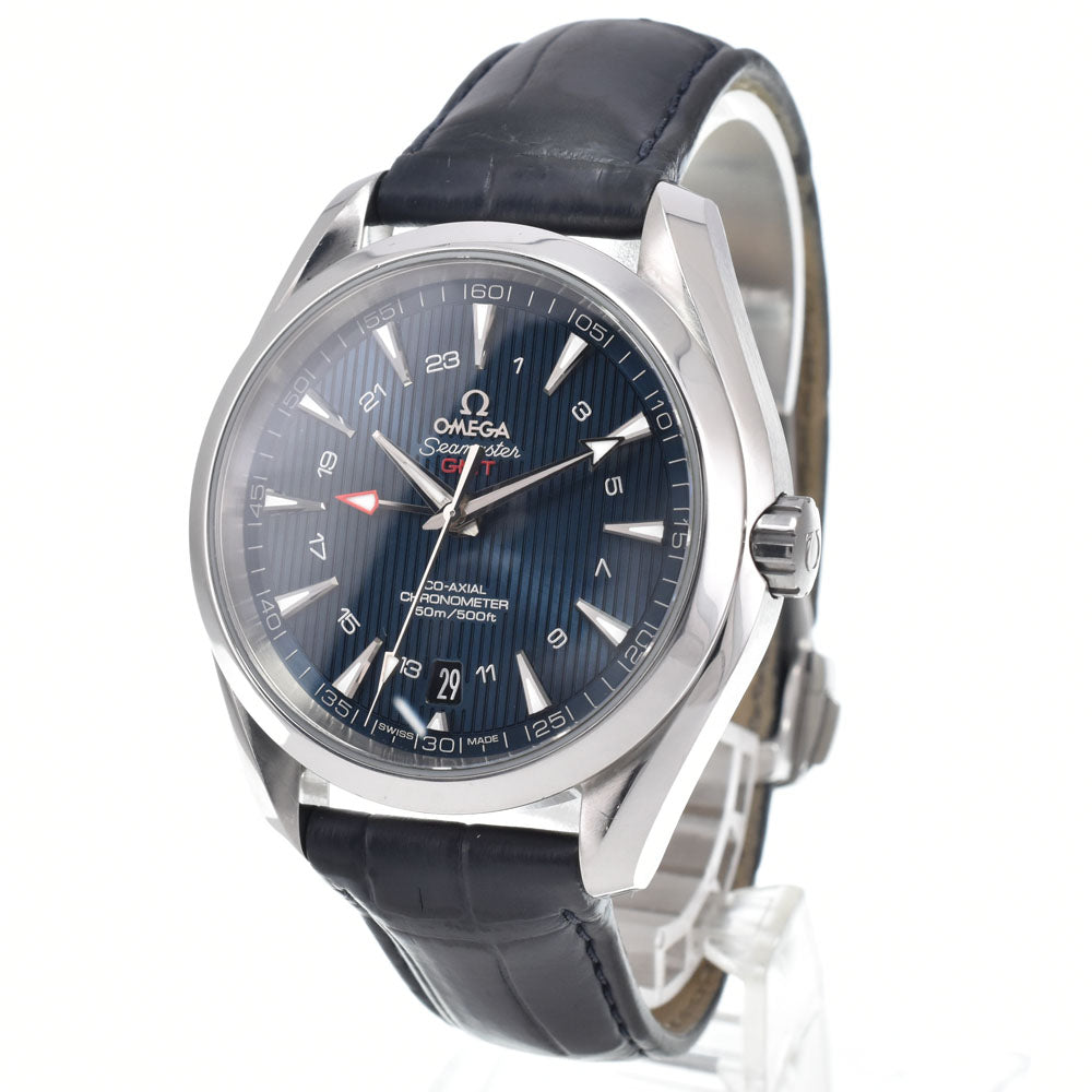 OMEGA Seamaster Aqua Terra 231.13.43.22.03.001 Co-Axial GMT blue Dial Automatic Men's
 Watch I#150578