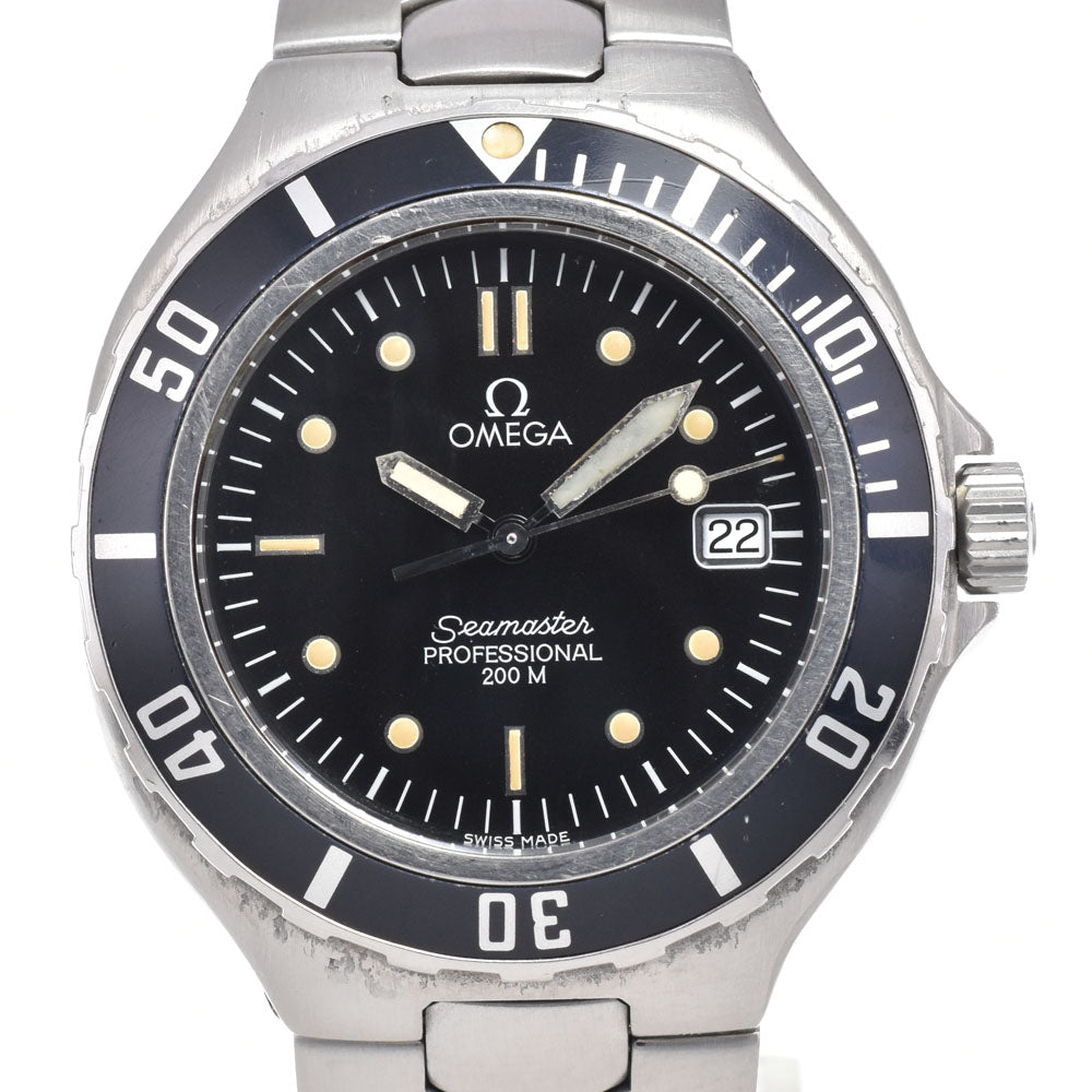 OMEGA Seamaster Professional 200M Date black Dial Quartz Men's
 Watch I#150579