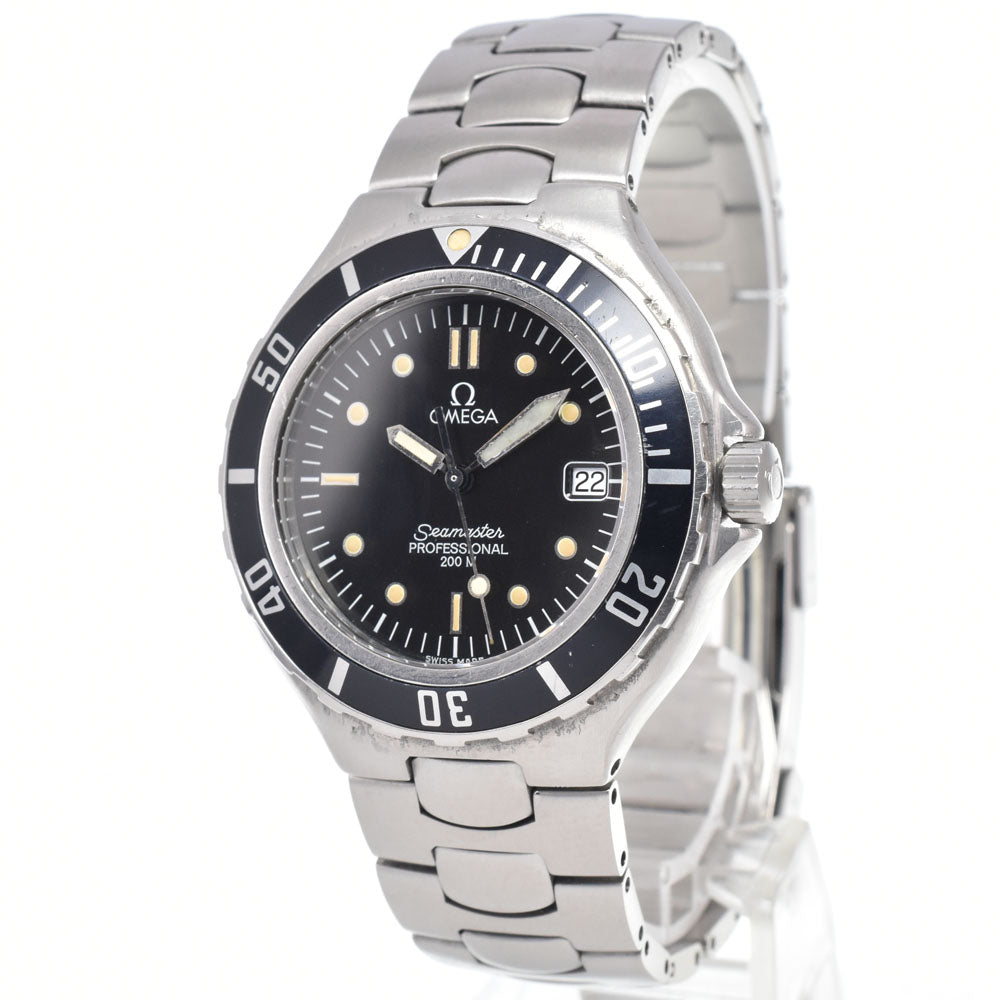 OMEGA Seamaster Professional 200M Date black Dial Quartz Men's
 Watch I#150579