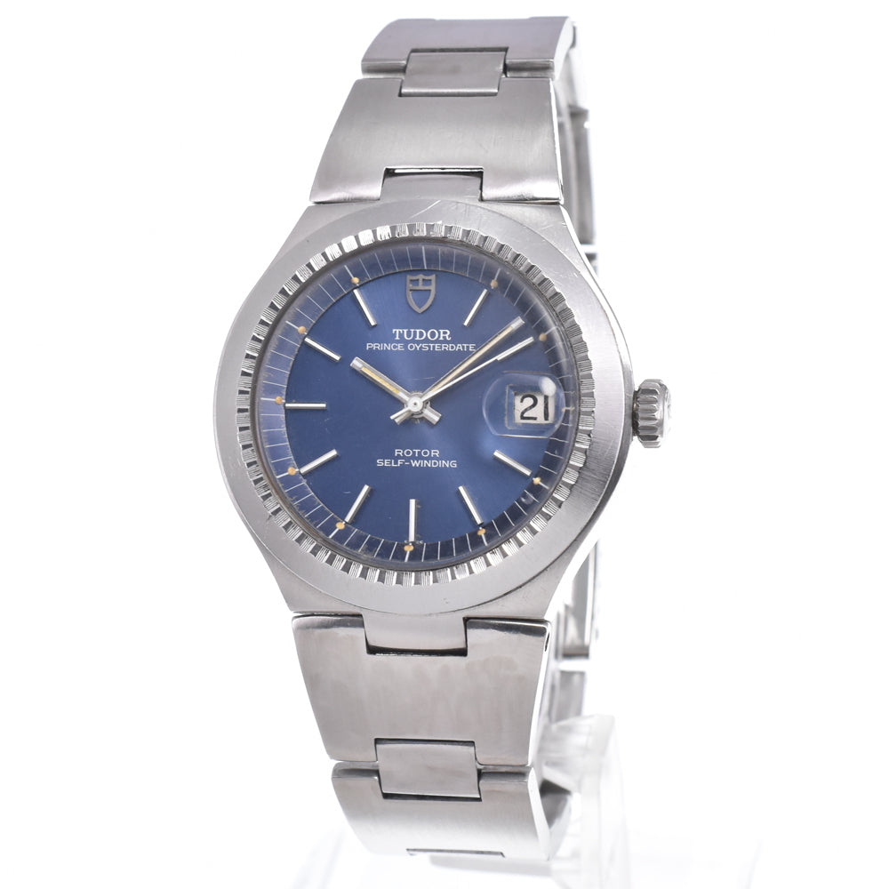 TUDOR Prince Oyster Date 9101/0 vintage blue Dial Automatic Men's
 Watch I#150581