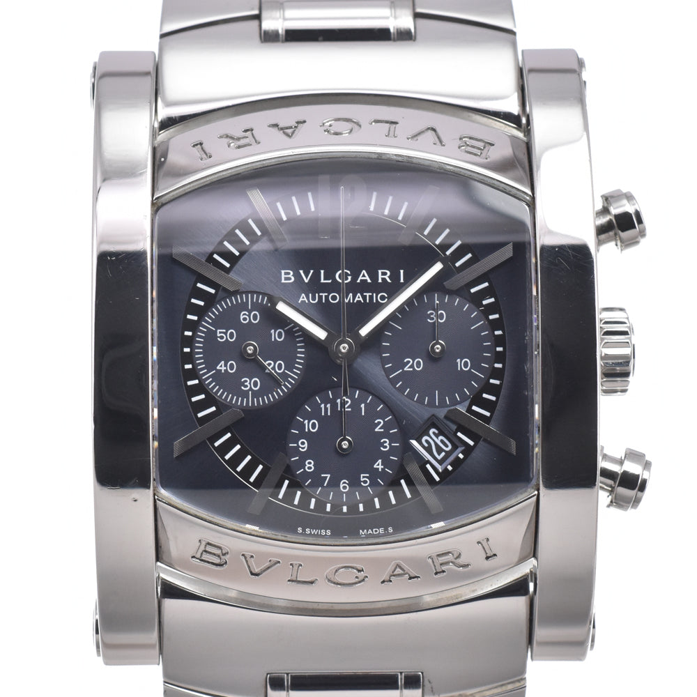 BVLGARI Assioma AA44SCH Chronograph gray Dial Automatic Men's
 Watch N#150583