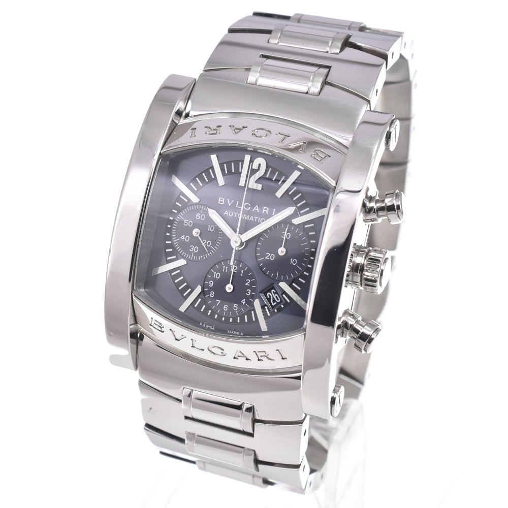 BVLGARI Assioma AA44SCH Chronograph gray Dial Automatic Men's
 Watch N#150583