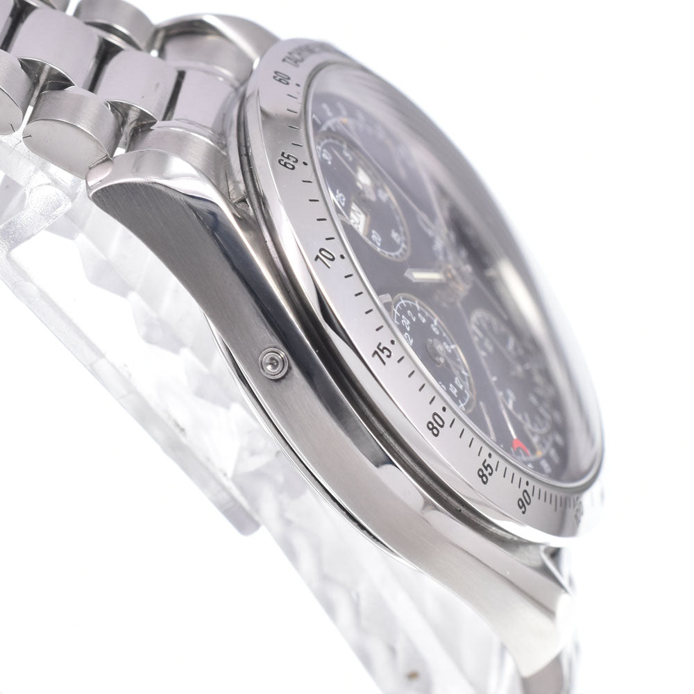 with paper OMEGA Speedmaster 3521.80 Triple calendar blue Dial Automatic Men's
 Watch K#150585