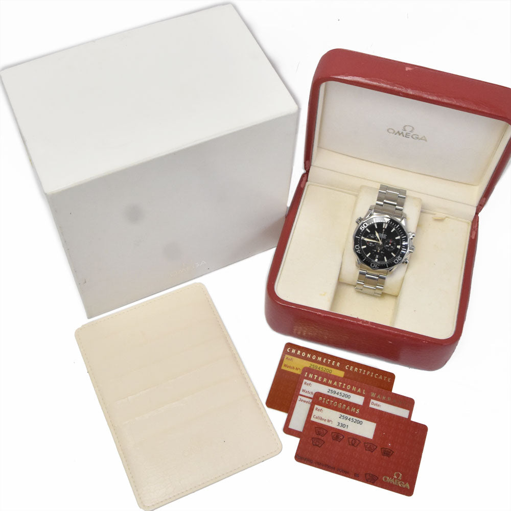 with paper OMEGA Seamaster 2594.52 300m black Dial Automatic Men's
 Watch K#150586