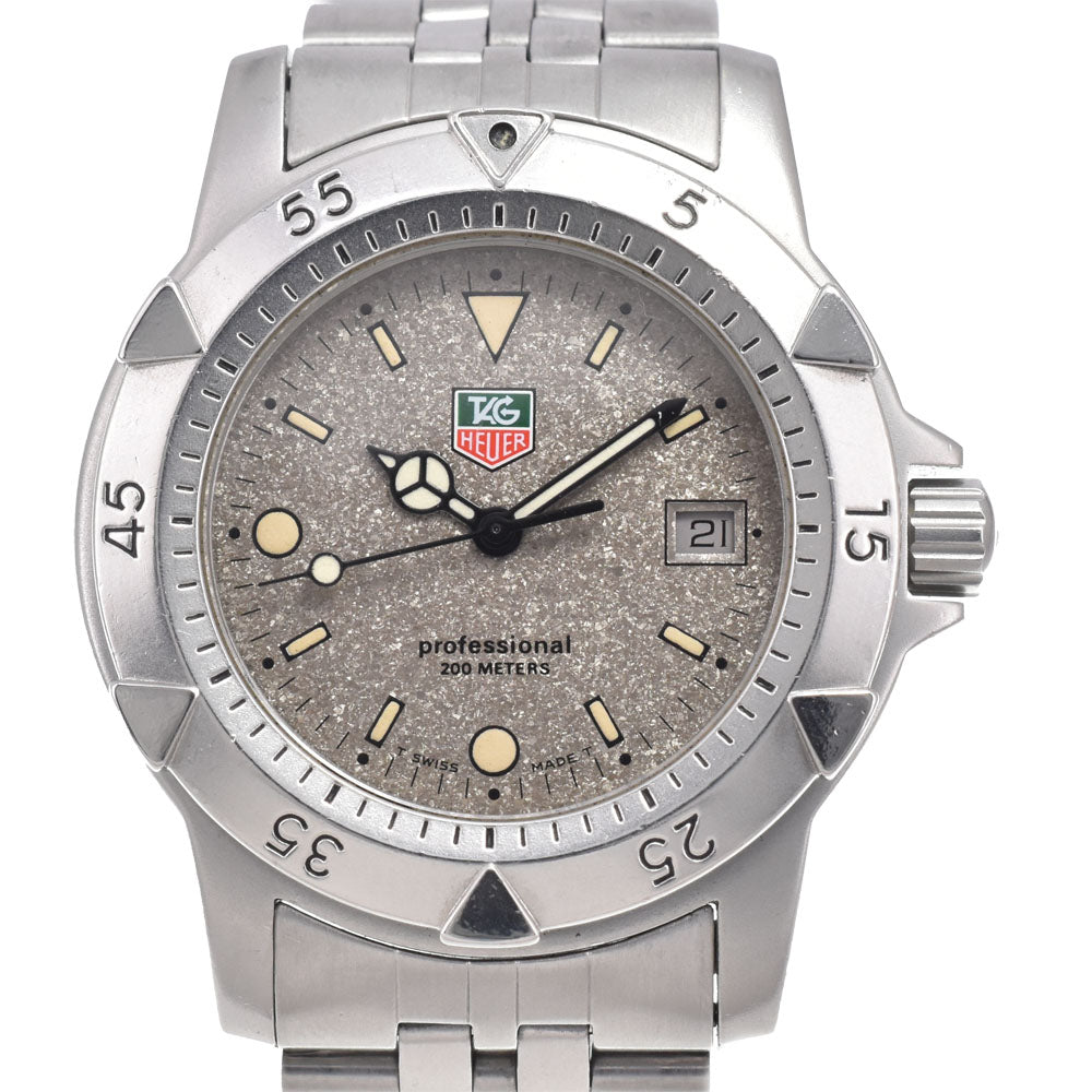 TAG HEUER 1500 Professional 200M 959.713G Date gray Dial Quartz Men's
 Watch I#150590