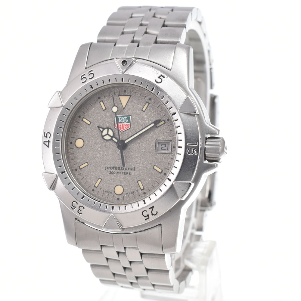 TAG HEUER 1500 Professional 200M 959.713G Date gray Dial Quartz Men's
 Watch I#150590