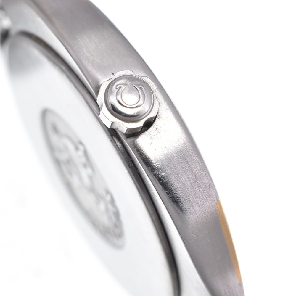 OMEGA Seamaster Polaris 12410.10 Date Stainless Steel / K18YG gray Dial Quartz Men's
 Watch K#150592