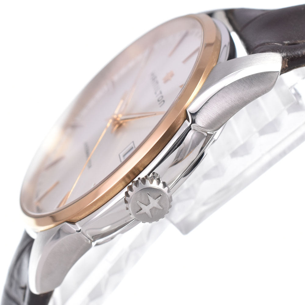 HAMILTON Jazz master H324410 Date Silver Dial Quartz Men's
 Watch I#150594