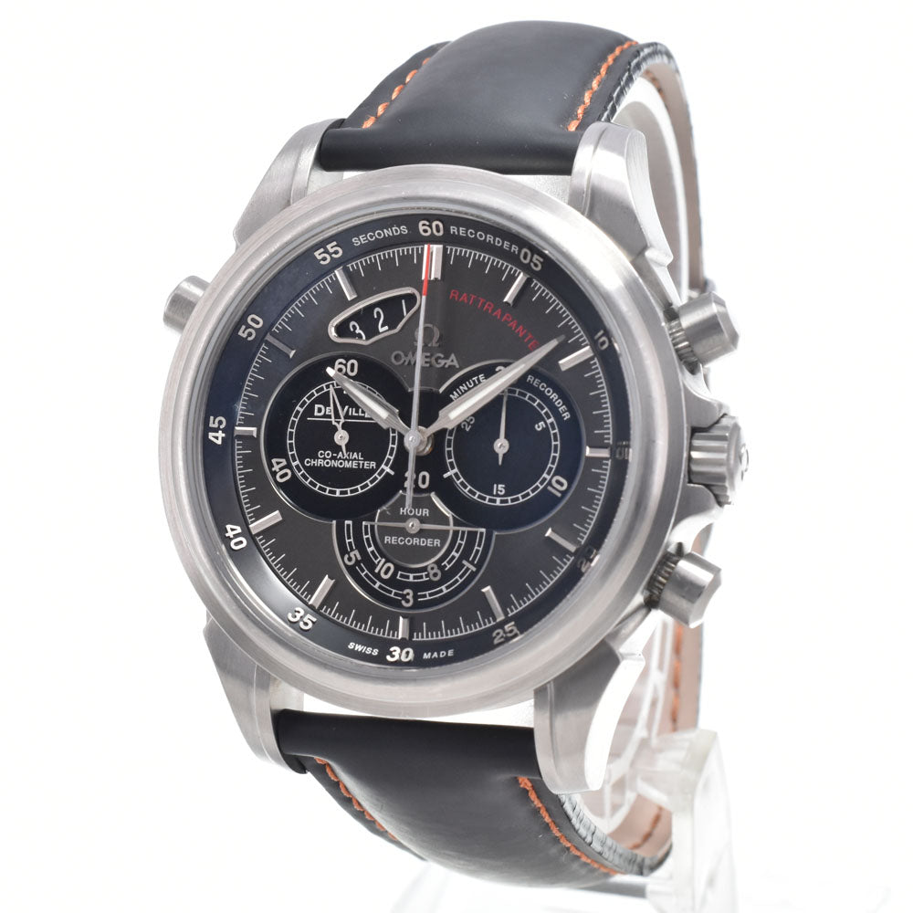 with paper OMEGA Devil Chronoscope Rattrapante Co-Axial 422.13.44.51.06.00﻿1 Supplit Second Grey Dial Automatic Men's
 Watch I#150597