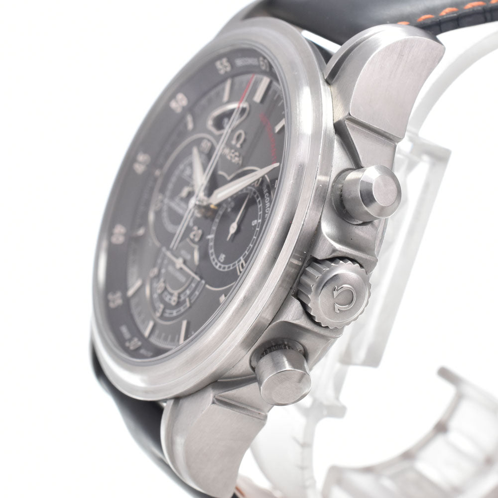 with paper OMEGA Devil Chronoscope Rattrapante Co-Axial 422.13.44.51.06.00﻿1 Supplit Second Grey Dial Automatic Men's
 Watch I#150597