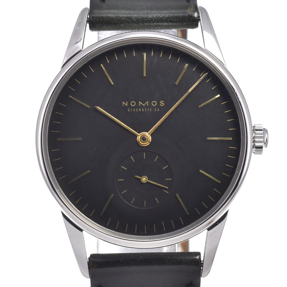 NOMOS Orion OR1171-B3 Small second cordovan belt black Dial Hand Winding Men's
 Watch I#150599
