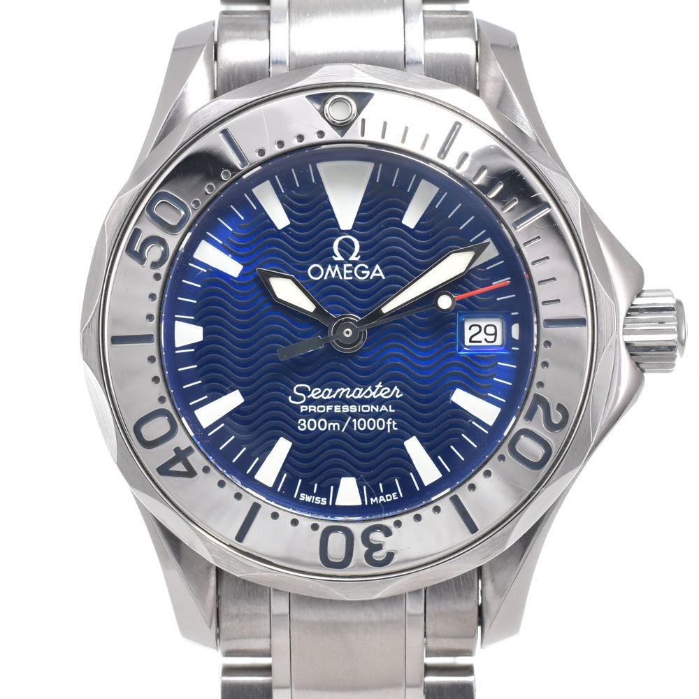 OMEGA Seamaster 300M 2285.80 Date blue Dial Quartz Ladies
 Watch K#150600