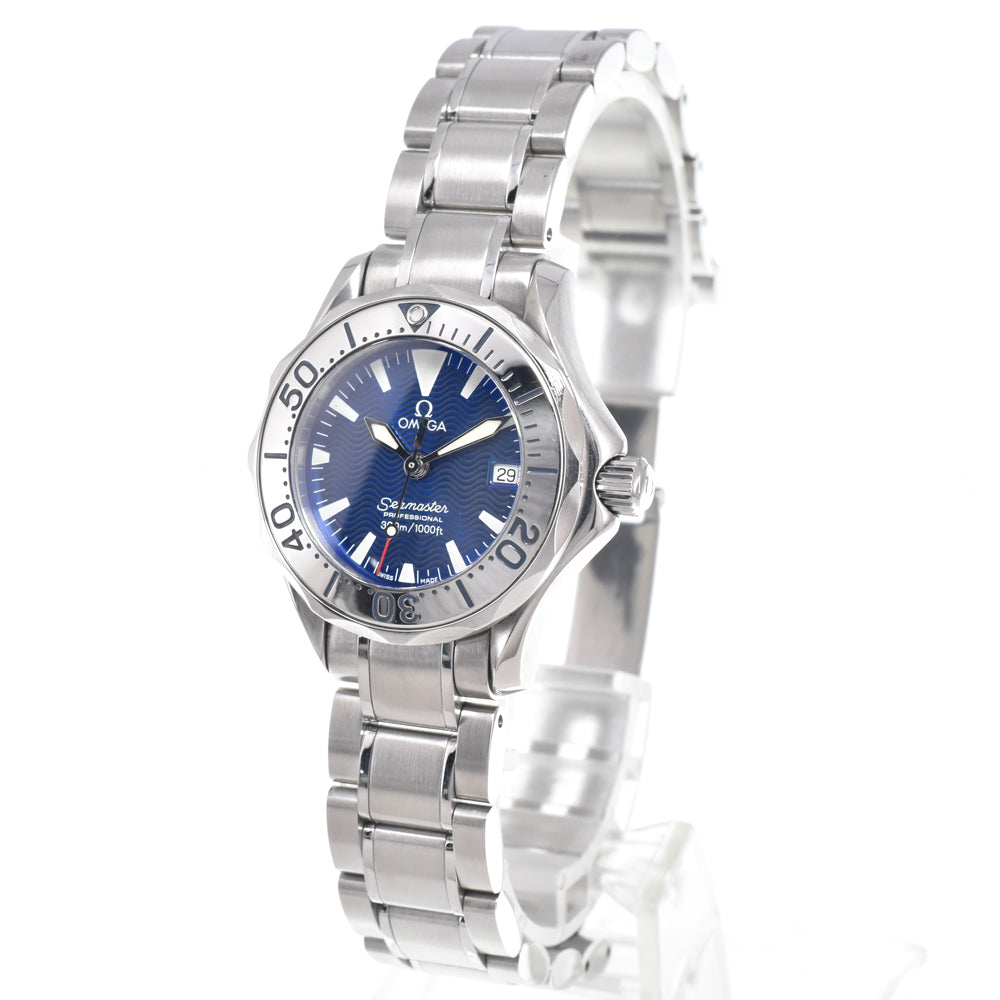 OMEGA Seamaster 300M 2285.80 Date blue Dial Quartz Ladies
 Watch K#150600