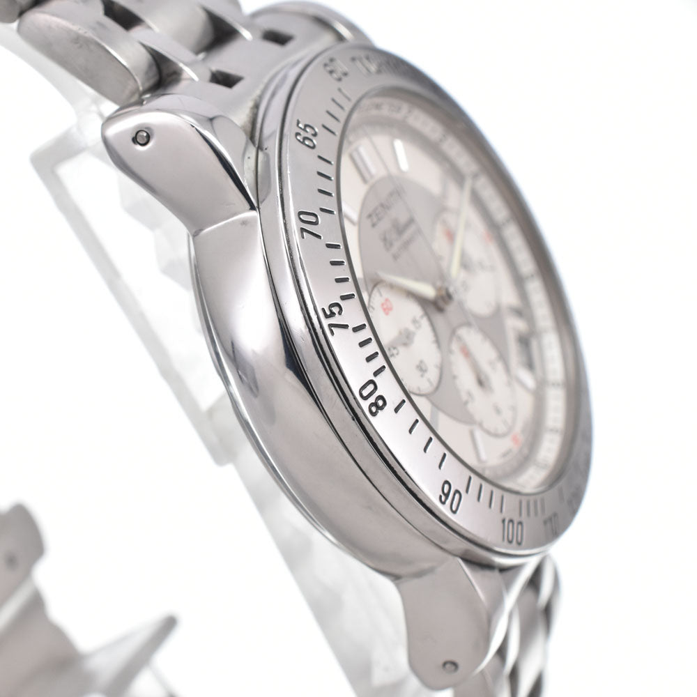 with paper ZENITH El Primero Rainbow 01/02.0461.400 Chronograph Date Silver Dial Automatic Men's
 Watch I#150605
