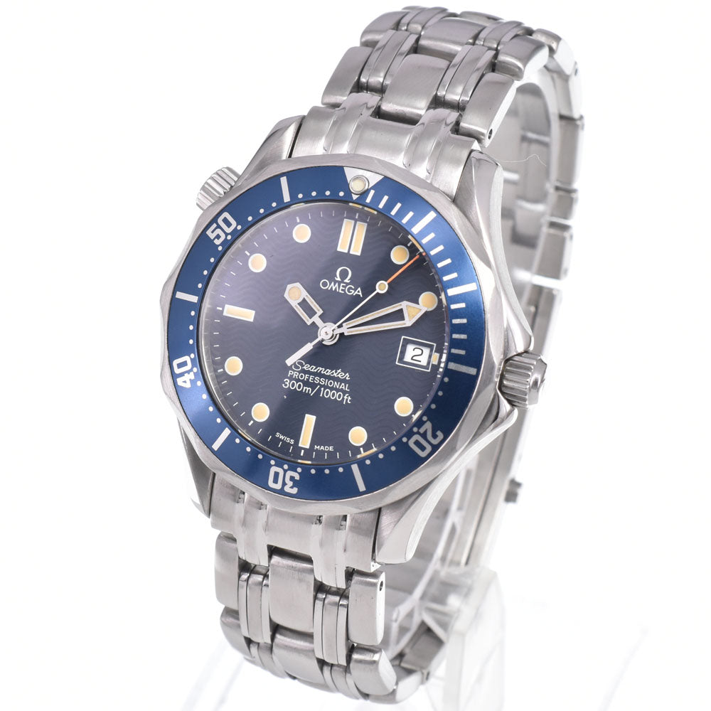 OMEGA Seamaster Professional 300m 2561.80 Date blue Dial Quartz Unisex
 Watch K#150607