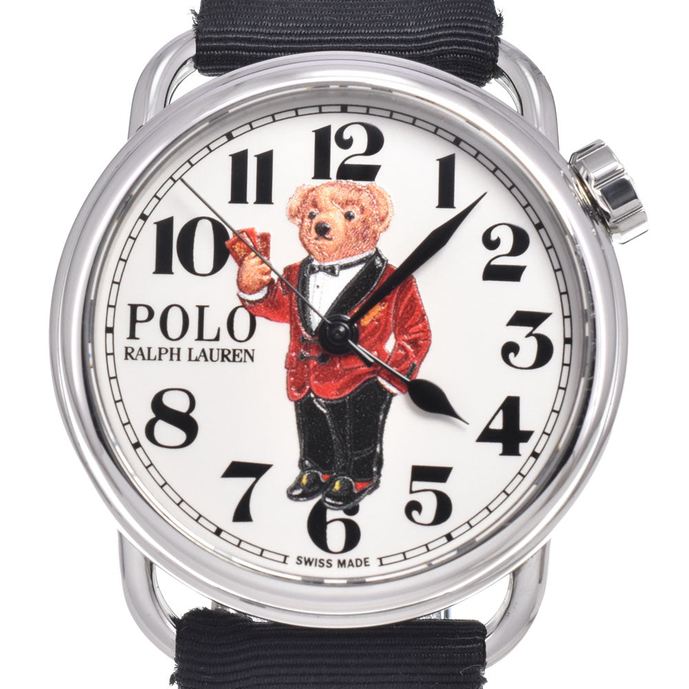 with paper RALPH LAUREN Polo Bear 472942830001 white Dial Automatic Men's
 Watch I#150609