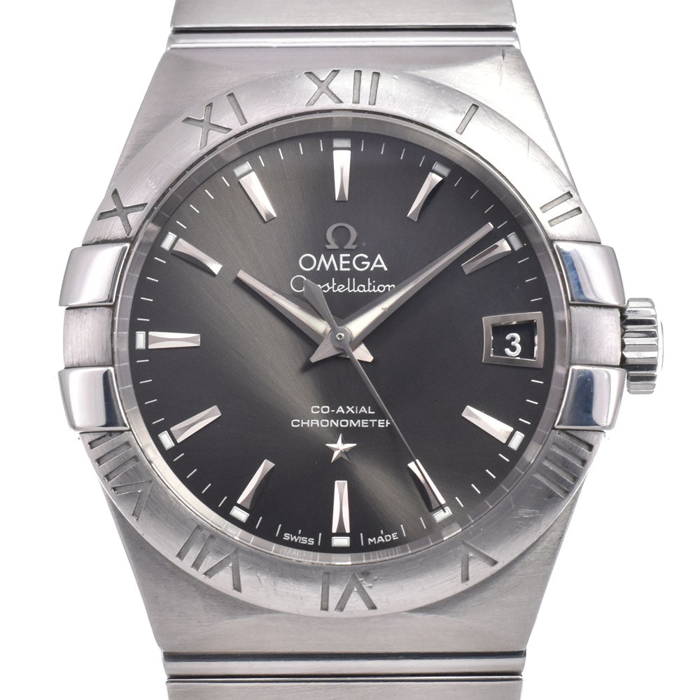 with paper OMEGA Constellation Coaxial 123.10.38.21.06.001 gray Dial Automatic Men's
 Watch K#150611