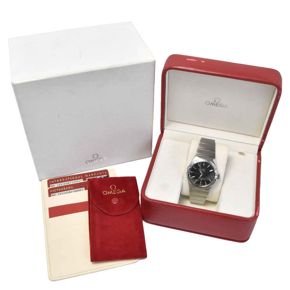 with paper OMEGA Constellation Coaxial 123.10.38.21.06.001 gray Dial Automatic Men's
 Watch K#150611
