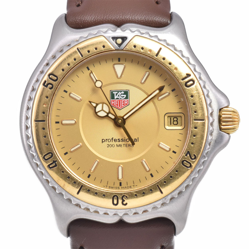 TAG HEUER Cell professional 200 WI1151-K0 Date gold Dial Quartz Men's
 Watch I#150612