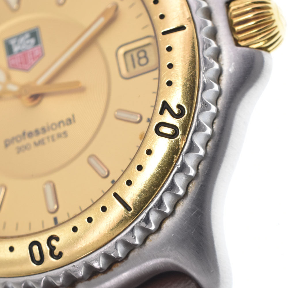 TAG HEUER Cell professional 200 WI1151-K0 Date gold Dial Quartz Men's
 Watch I#150612