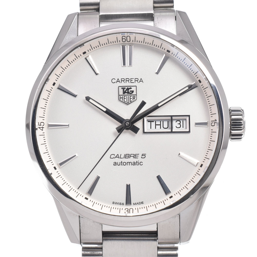 with paper TAG HEUER Carrera WAR201B.BA0723 Caliber 5 Silver Dial Automatic Men's
 Watch K#150613