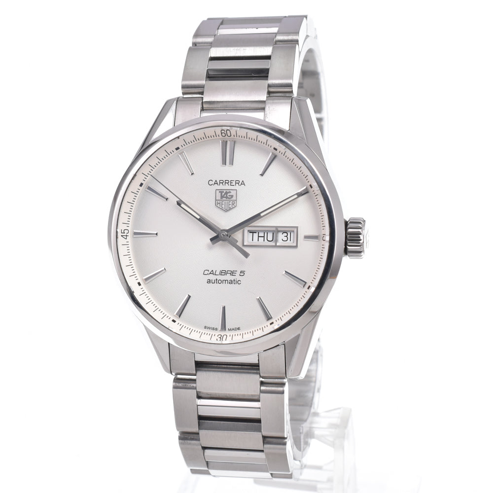 with paper TAG HEUER Carrera WAR201B.BA0723 Caliber 5 Silver Dial Automatic Men's
 Watch K#150613