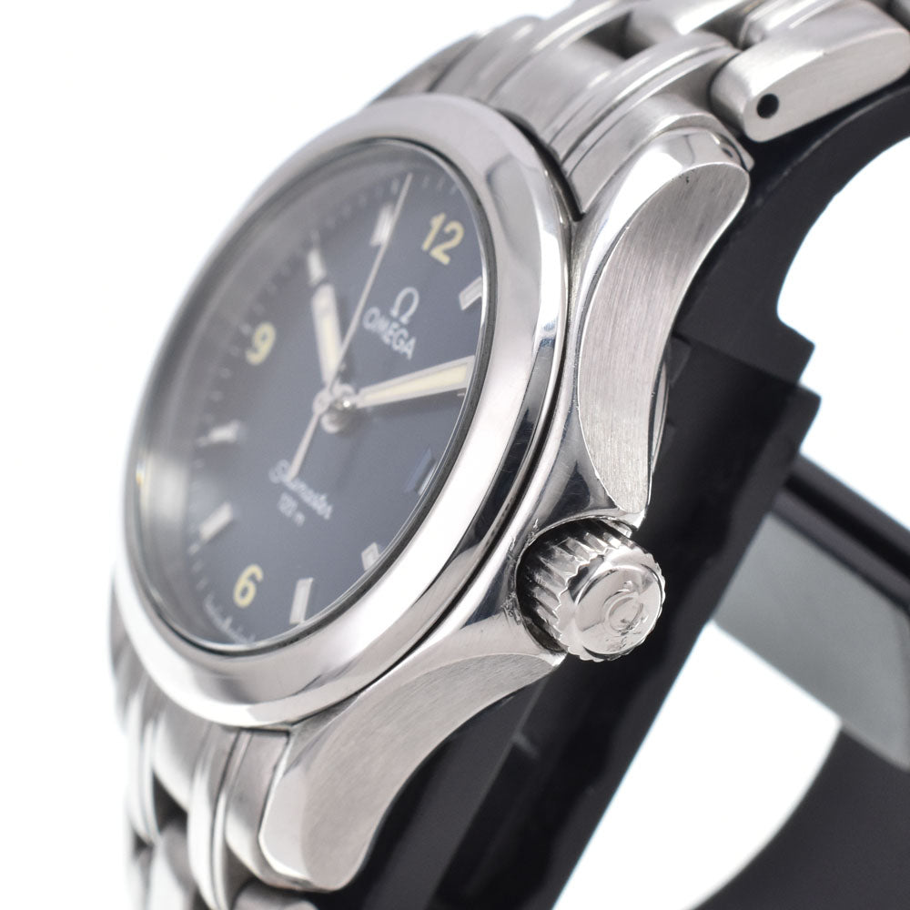 OMEGA Seamaster120 Date blue Dial Quartz Ladies
 Watch I#150614