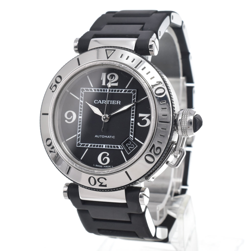 CARTIER Pacha Sea timer W31077U2 black Dial Automatic Men's
 Watch K#150619
