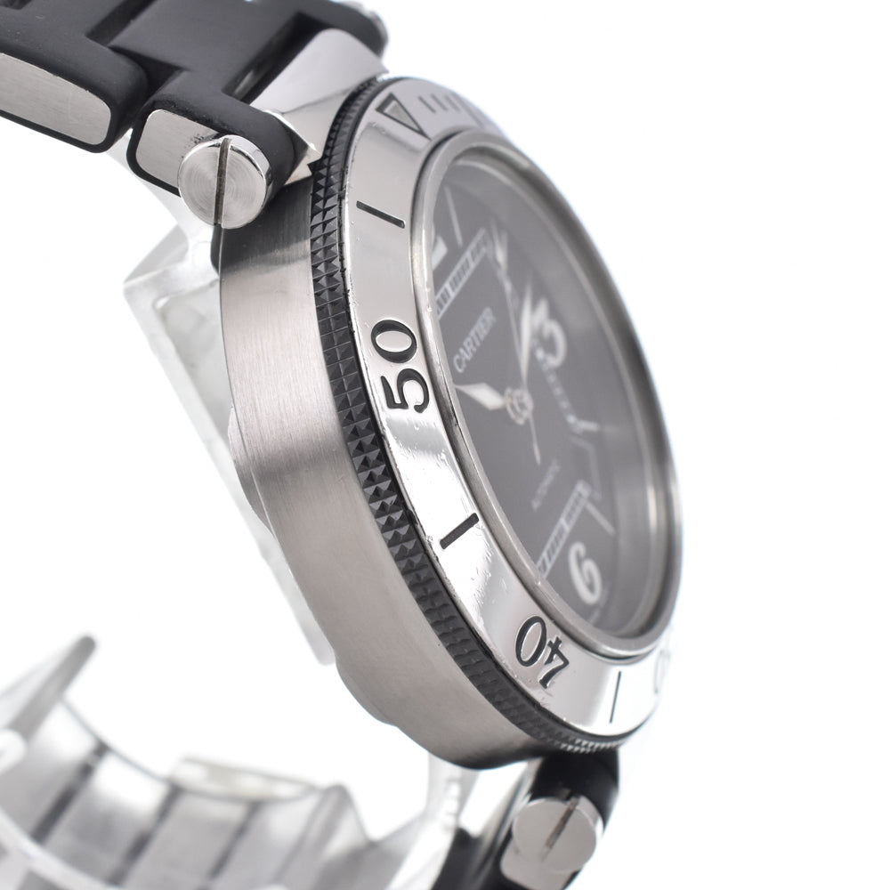 CARTIER Pacha Sea timer W31077U2 black Dial Automatic Men's
 Watch K#150619