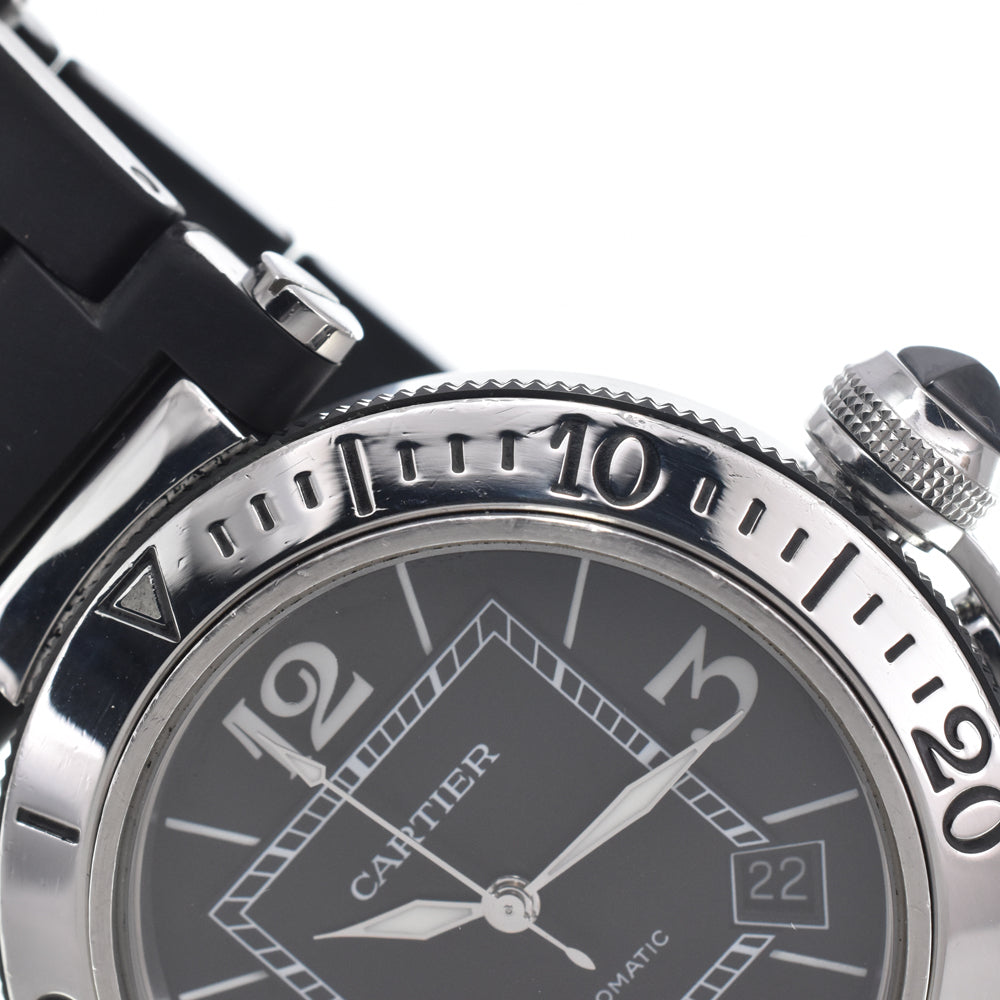 CARTIER Pacha Sea timer W31077U2 black Dial Automatic Men's
 Watch K#150619