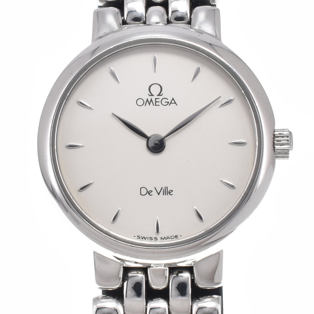 OMEGA De Ville 7560.31 Stainless Steel Silver Dial Quartz Ladies
 Watch I#150625