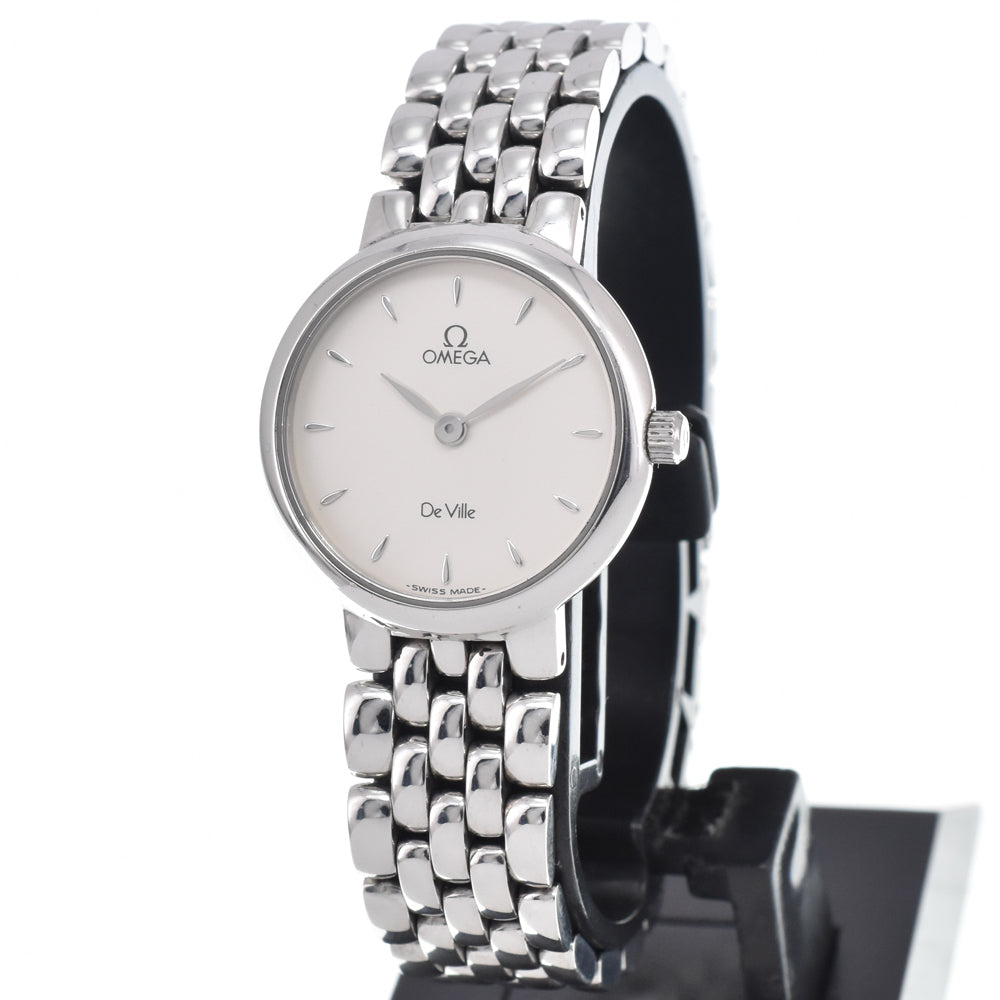 OMEGA De Ville 7560.31 Stainless Steel Silver Dial Quartz Ladies
 Watch I#150625