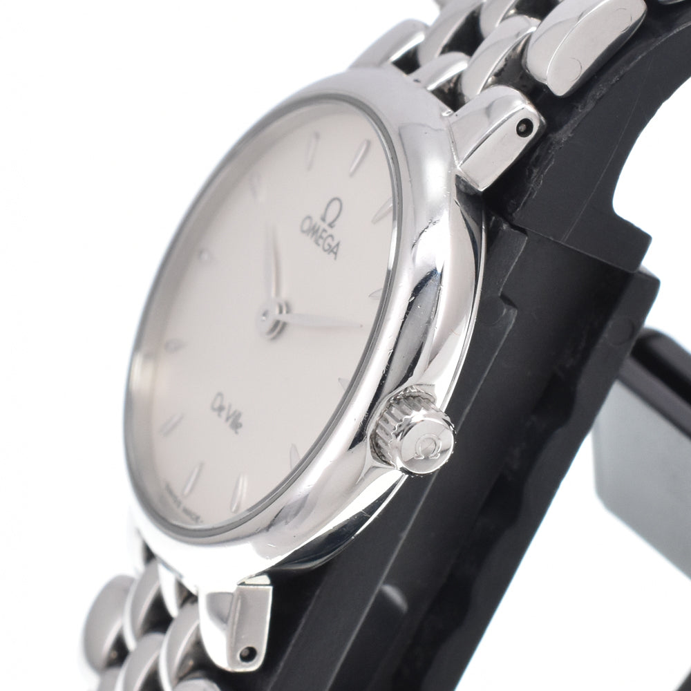 OMEGA De Ville 7560.31 Stainless Steel Silver Dial Quartz Ladies
 Watch I#150625