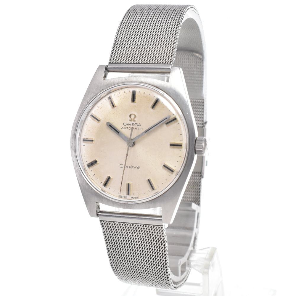 OMEGA Geneva 165.041 vintage Cal.552 Silver Dial Automatic Men's
 Watch I#150629