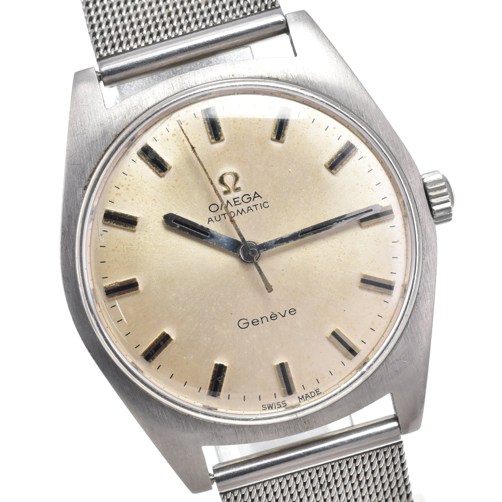 OMEGA Geneva 165.041 vintage Cal.552 Silver Dial Automatic Men's
 Watch I#150629